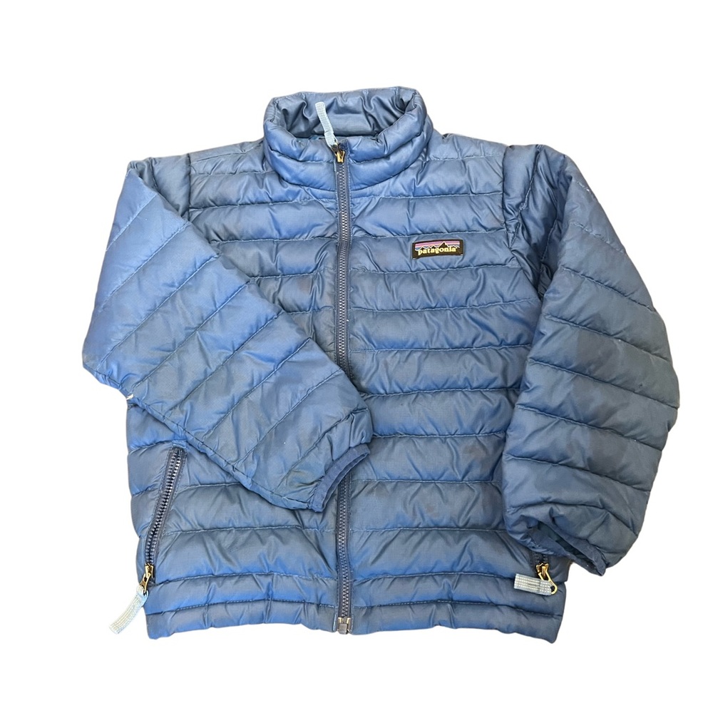 Patagonia Blue Down Sweater Jacket 5T